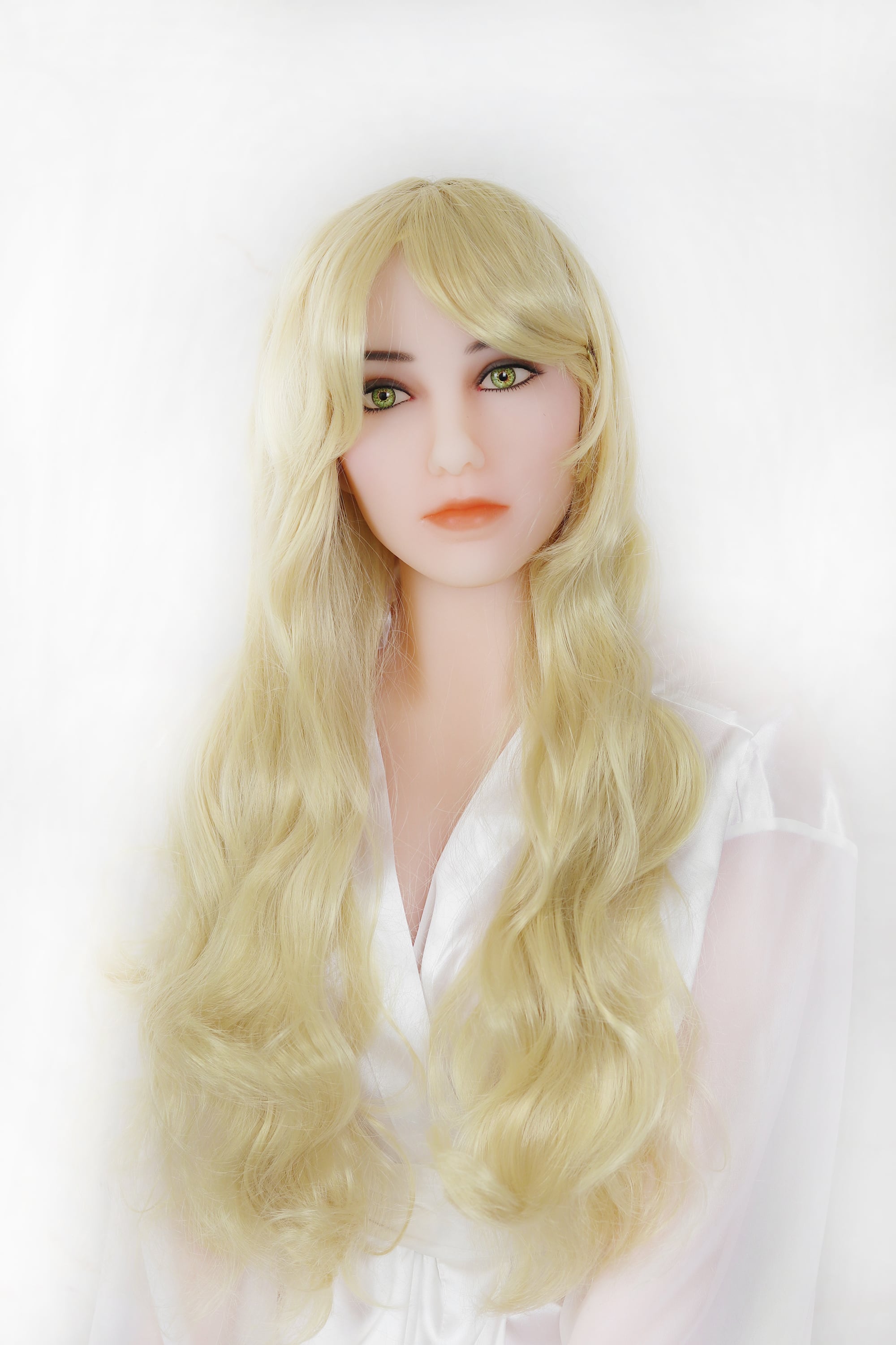 Perücke - blond, lange Haare